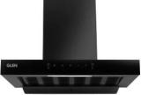 Glen CH 6052 Slim Filter Less Kitchen Chimney 90 CM With Motion Sensor Auto Clean Wall Mounted BLACK 1200 CMH Chimney