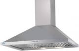 Glen Cooker Hood 6054 SS 90 Cm BF LTW Wall And Ceiling Mounted Chimney (STEEL, 1000 M3/hr)