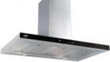 Glen Cooker Hood 6056 TS 90 cm BF LTW Wall Mounted Chimney (Sliver, 1250 m3/hr)