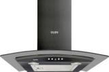 Glen Cooker Hood 6071 BLK EX 60 Cm BF LTW Wall Mounted Black 1000 CMH Chimney