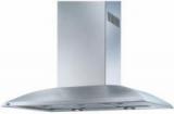 Glen GL 1000 IS Wall Mounted Chimney (Silver, 1250 M3/hr)