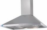 Glen GL 6054 SS 60 Cm Wall Mounted Chimney (Silver, 1000 M3/hr)