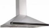 Glen GL 6054 TS 90 Cm Wall Mounted Chimney (Silver, Black, 1000 M3/hr)