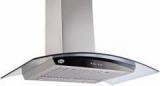 Glen GL 6071 GF Wall Mounted Chimney (Silver, 1250 M3/hr)