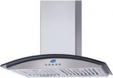 Glen GL 6071 SS 90 Wall Mounted Chimney (Silver, 1000 M3/hr)