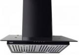 Glen GL 6077 BLK 60 Cm Hood Chimney Wall And Ceiling Mounted Chimney (BLACK, 1000 M3/hr)