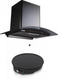 Glen ISPA 60 BL DOSA MAKER 3038N COMBO Auto Clean Wall Mounted Chimney