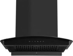 Hafele CRV 60 Plus Auto Clean Wall Mounted Black 1400 CMH Chimney