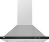 Hi Tech 0303 Wall Mounted Chimney (Silver, Black, 1000 M3/hr)