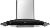 Hi Tech 0306 Wall Mounted Chimney (Black, Silver, 1000 M3/hr)