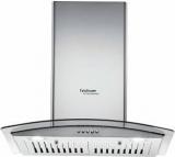 Hindware 60 Cm HR Curved Glass Kitchen Chimney Wall Mounted Chimney