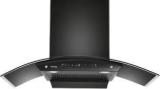 Hindware Amyra 90 1200CHM Wall Mounted Black 1200 CMH Chimney