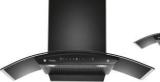 Hindware Amyra 90 Cm Auto Clean Wall Mounted Black 1200 CMH Chimney