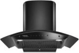 Hindware CELESIA BLK 90 IN | Filterless | High Airflow | 3 Speed Gesture Control | Auto Clean Wall Mounted Black 1500 CMH Chimney