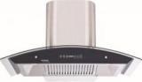 Hindware Cleo 90 Auto Clean Hood Wall Mounted Chimney (Brush Sliver, 1200 M3/hr)