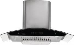 Hindware Cleo 90 Auto Clean Hood Wall Mounted Chimney (Brush Sliver, 1200 m3/hr)