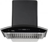 Hindware Cleo Heat Auto Clean Chimney 60 Cm Black Wall Mounted Chimney (Stainless Steel, Black, 1200 M3/hr)