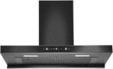 Hindware DARCIA 75 | Filterless | 3 Speed Gesture Control | 2024 Model | Thermal Auto Clean Wall Mounted BLACK 1300 CMH Chimney