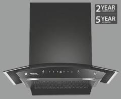 Hindware DIVINA NEO 60 CM WITH MOTION SENSOR ( LAUNCH YEAR 2024 ) Auto Clean Wall Mounted BLACK 1200 CMH Chimney