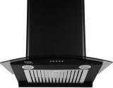 Hindware Elena 60 Cm Auto Clean Wall Mounted Black 1100 CMH Chimney