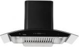 Hindware Nevio 90 BLK Auto Clean Wall Mounted Chimney (Black, 1200 M3/hr)