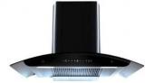 Hindware Oasis Black 90 Cm Wall Mounted Chimney For Kitchen, Auto Clean With Motion Sensor Control Hood With Free Installation Kit (Filter Less, Touch Control) Auto Clean Wall Mounted Chimney