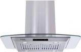 Hindware Olivia Plus 90 Wall And Ceiling Mounted Chimney (Inox, 1100 M3/hr)