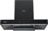 Hindware OPTIMUS BLK 90 | MaxX SILENCE 32% Less Noise | Filterless | Turbo Mode | Thermal Auto Clean Wall Mounted Black 1400 CMH Chimney