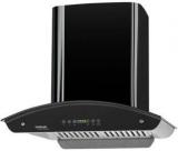 Hindware Ravio Wall And Ceiling Mounted Chimney (black, 1200 M3/hr)