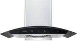 Hindware Ripple 90 Auto Clean Wall Mounted Inox 1350 CMH Chimney