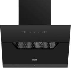 Hindware Smart Appliances Olenna 75 cm Kitchen Chimney Auto Clean Wall Mounted Black 1200 CMH Chimney