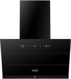 Hindware Smart Appliances Skyla Neo 75 Cm Kitchen Chimney Auto Clean Wall Mounted Black 1350 CMH Chimney