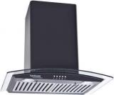 Hindware Stainless Steel Kylis 60 Cooker Hood Chimney (600mm, Black) Auto Clean Wall Mounted Chimney