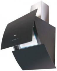 Hindware Stella Plus 60 cm (with free tyffyn from kitchenempire) Wall Mounted Chimney (Black, 1100 m3/hr)