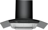 Hindware Trevo 90 Wall Mounted Chimney (Black, 1200 M3/hr)