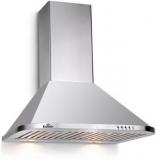 Kattich Active 60 Wall Mounted Chimney (Silver, 1100 M3/hr)