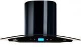 Kattich Ash 60 Wall Mounted Chimney (Black, 1250 M3/hr)