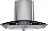 Kattich Pyramid 60 Wall Mounted Chimney (silver, 1300 M3/hr)