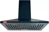 Khaitan Orfin BLACK 60 Wall Mounted Chimney Wall Mounted Black 1400 CMH Chimney