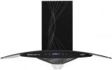 Kutchina Curvy DLX 60 Plus Vetro 2B Auto Clean Wall And Ceiling Mounted Chimney