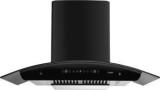 Prestige Oscar 900 Auto Clean Wall Mounted Black 1000 CMH Chimney