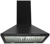 Ruwa PEARL BLACK 60 Wall Mounted Black 1100 CMH Chimney