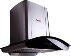 Seavy Zeroun Stainless Steel 60 Auto Clean Wall Mounted Chimney (Steel/Grey, 1200 m3/hr)