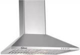 Sunflame Eva Wall And Ceiling Mounted Chimney (silver, 700 M3/hr)