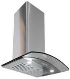 Sunflame Iris Ss Bf Chimney Wall Mounted Chimney (silver, 1100 M3/hr)