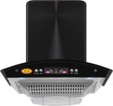 Surya Boat Black Auto Clean Wall Mounted Black 1400 CMH Chimney