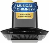 Uplift Disco 60 Musical Smart Auto Clean Wall Mounted Black 1350 CMH Chimney