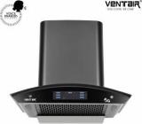 Ventair India 5G 60 Voice Enabled Smart Auto Clean Wall Mounted Black 1200 CMH Chimney