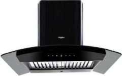 Whirlpool CG 901 HAC HOOD Auto Clean Curved Glass 90 cm| 10 Years Motor Warranty| 3 Layer Baffle filter|Powerful suction |Gesture Control|Low Noise Wall Mounted Chimney