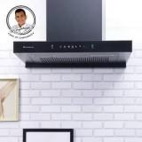 Wonderchef Ruby Sleek90CM 1400CHM PACK OF 1 Wall Mounted Black 1400 CMH Chimney